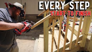 Deck Stairs: START to FINISH // 12