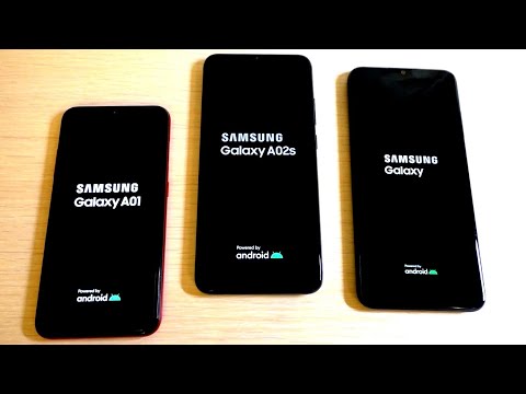 Samsung Galaxy A01 vs A02s vs A03s Android Bootanimation