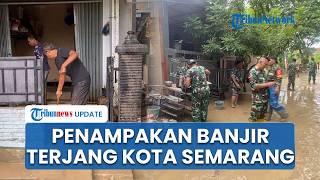 Penampakan Banjir Besar Terjang Tembalang Semarang, 40 Rumah Terendam Lumpur hingga Sirine Berbunyi