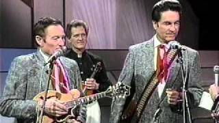 Mike Stevens and Jim and Jesse performing backstage at the Grand Ole Opry