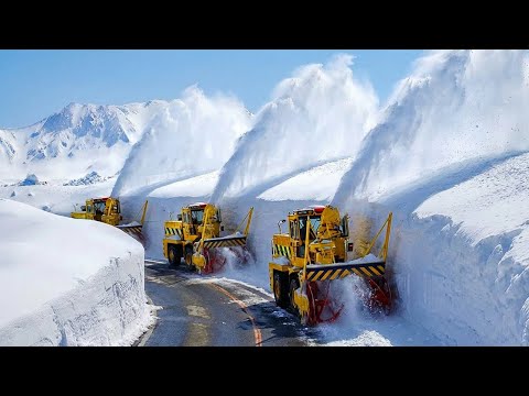 Powerful Snow Blowers & Removal Machines - Extremely Fast Snow Plowing