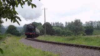 preview picture of video '(HD)GWR9351 Departs Bishops Lydard 22nd August 2009'