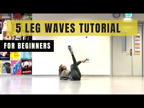 5 Beautiful Leg Waves Tutorial || Dance Tutorial For Beginners || Floorwork Moves