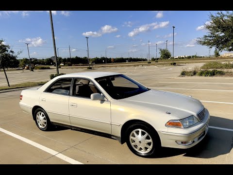 1996 Toyota Mark II JZX100 Grande G 2.5 review and walk around.