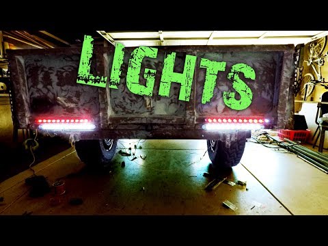M101 Trailer Build E5 - Working Lights