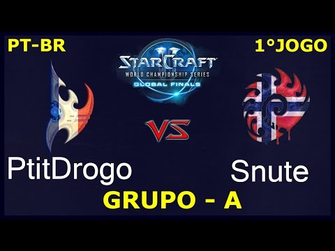 StarCraft 2 - PtitDrogo vs. Snute J1 (PvZ) - Grupo A - WCS Global Finals 2016 [PT-BR]