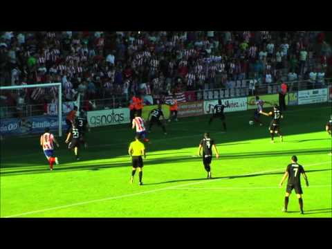 Gol de Óscar Díaz (1-1) en el CD Lugo - SD Huesca Jornada 5