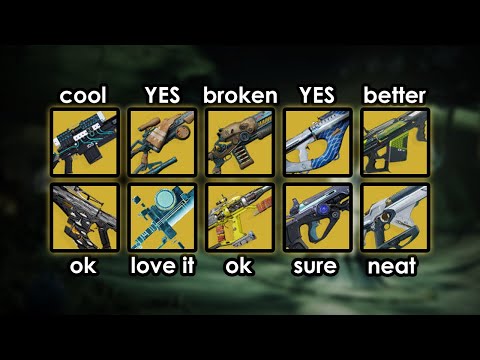 Some exotic weapons got REALLY juiced in Episode 3.