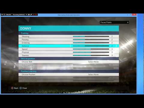 PES 2018 | Become A Legend (BAL) | Training Points Edit | Cheat Engine