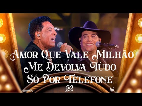 André e Andrade - AMOR QUE VALE MILHÃO,  ME DEVOLVA TUDO, SÓ POR TELEFONE (DVD 50 Anos)