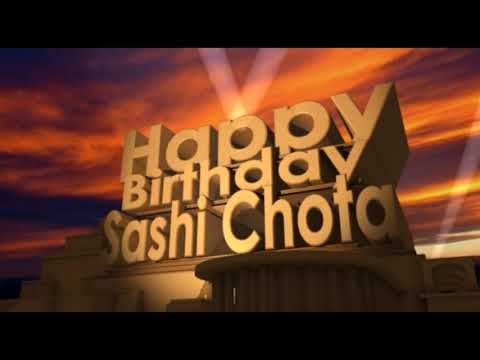 Happy Birthday Sashi Chota