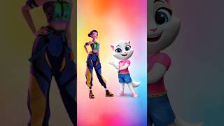 KPOP DEMON HUNTERS  vs POPPY PLAYTIME  #mytalkingangela2 #kpopdemonhunters #poppyplaytime #shorts