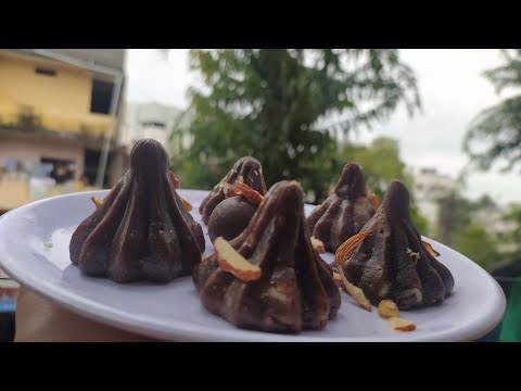 How to make chocolate Modak ! Stuffed chocolate modak ! Yummy Diaries by kranti
