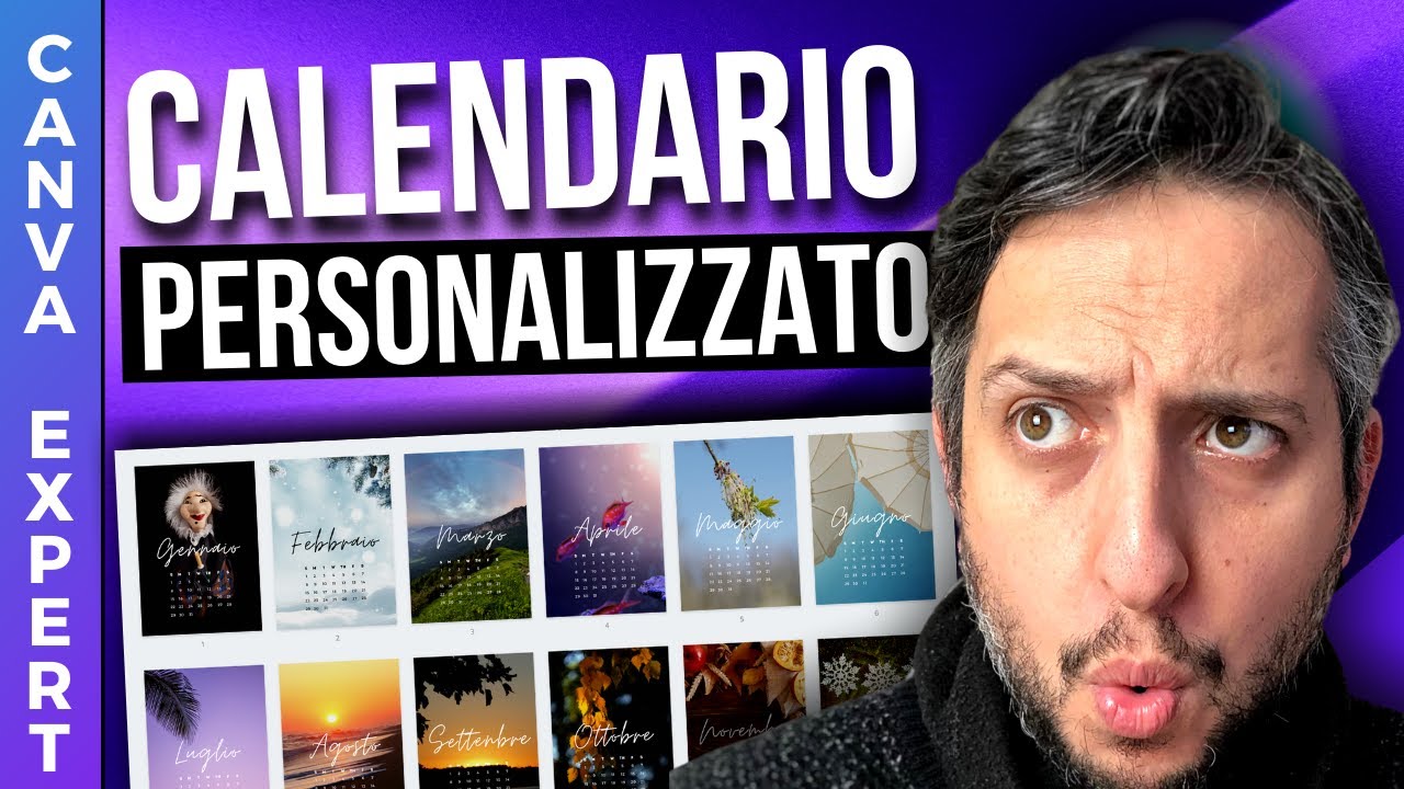 Creare Un Calendario Personlizzato con Canva | Tutorial Canva Italiano