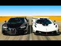 Koenigsegg Jesko V Bugatti Chiron Super Sport DRAG RACE