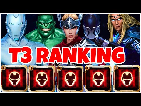 FREE T3 SELECTOR! BEST CHARACTERS TO CHOOSE ! RANKING ALL 16 HEROES l Marvel Future Fight