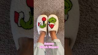 Amazon grinch slippers #grinch #grinchslippers #amazonfinds
