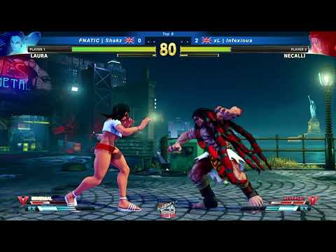 CELTIC THROWDOWN 2018 SFV AE top 8 XL Infexious vs FNATIC Shakz