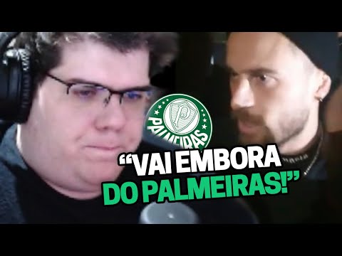 CASIMIRO REAGE AO LUCAS LIMA TOMANDO APAVORO DA TORCIDA DO PALMEIRAS | Cortes do Casimito