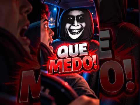 Capa Encosto Carro Terror: o rosto assustador que aparece no carro! #Carros #Shorts #Terror