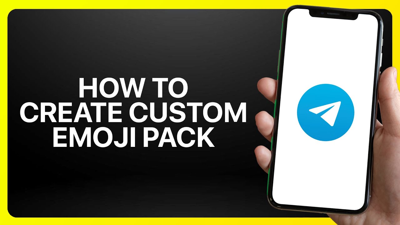 How To Create Custom Emoji Pack in Telegram Tutorial