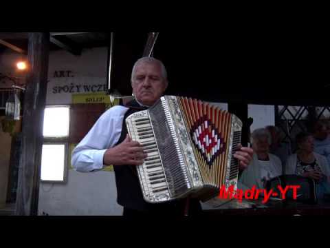 Piękny walczyk "FALE WISŁY" - zagrał wspaniały, harmonista Henryk Gwiazda, Kazimierz Dolny 2017