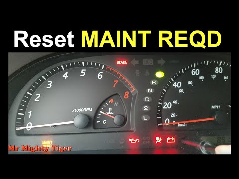 Maint Reqd Toyota Camry 2004