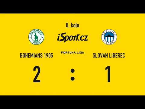 Bohemians Praha 1905 vs FC Slovan Liberec 8.kolo Fortuna liga