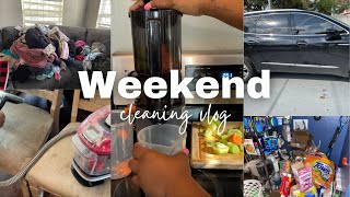 Weekend Reset Cleaning: Laundry Day + Home organization #cleaningmotivation #cleanwithme #carwash