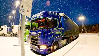 POV Driving in Norway Scania S560 - Arctic Circle Center
