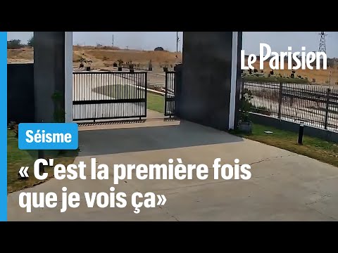 Une vidéo montre pour la première fois un glissement de faille provoqué par un séisme