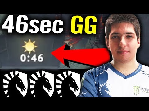 Liquid EZ 1 Min GG Battle Cup Fastest Ranked Game Dota 2 - 2 game W33