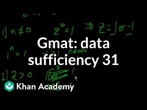 GMAT: Data Sufficiency 31