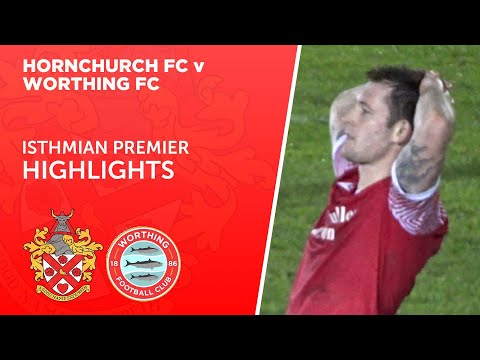 MATCH HIGHLIGHTS | Hornchurch v Worthing | 2021/22 Isthmian Premier