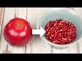 The BEST Way To Open & Eat A Pomegranate