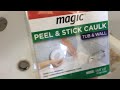 How To Waterproof Bathtub With Peel And Stick Caulking