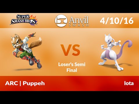 Anvil Smash #47: [LS] ARC | Puppeh (Fox, Sheik) vs Iota (Mewtwo)