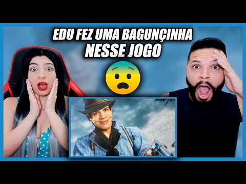 (Games EduUu) MEXEU COMIGO A BALA COME! - Red Dead Redemption 2 (REACT)