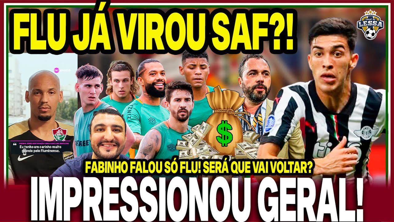 😱NOVO REFORÇO DO FLU “ASSOMBROU” A MÍDIA!🤑FLU ESTÁ RICO? MAIS DE R$130 MILHÕES! FABINHO FALOU DO FLU