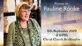 Funeral of Pauline Rooke