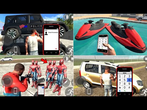 NEW UPDATE ALL SECRET CHEAT CODES in Indian Bike Driving 3D | SPIDERMAN & IRONMAN CHEAT CODE