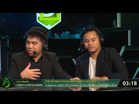 Team Liquid vs Optic Gaming Game 2 - Sanduguan - TI8 Main Event Day 1 #LAKADMATATAG