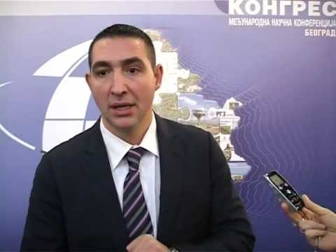 Oliver Dulić na otvaranju Prvog srpskog geodetskog kongresa