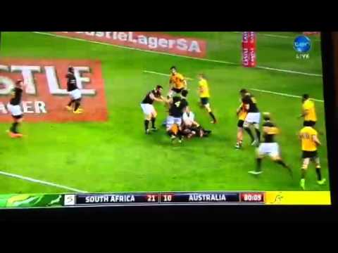 Great Springbok try