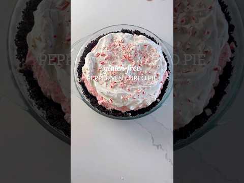Gluten-Free Peppermint Oreo Pie