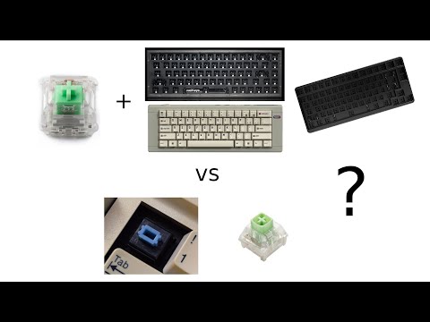 Zeal Clickiez Typing Tests on different cases, and short comparison vs. BOX Jades & Blue ALPS