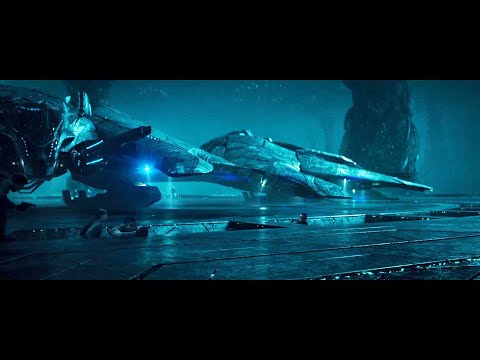 Stealing Scene of Alien Fighting Ship (Independence Day: Resurgence)
