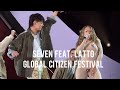 230923 Seven feat Latto! Jungkook BTS Global Citizen Festival Concert 2023 New York Fancam Live 정국