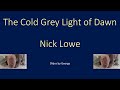 Nick Lowe   The Cold Grey Light of Dawn  karaoke