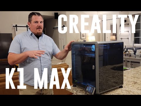 Creality - K1 Max - 3D Printer - Unbox, Build, & First Run